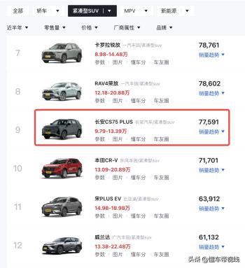 新车 | 12.19万起，长安第四代CS75 PLUS上市，三屏座舱/新蓝鲸1.5T  -图25