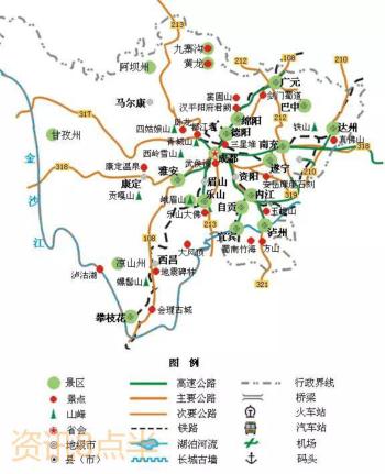 高清版 | 全国34省交通旅游地图来啦（记得收藏）  -图26