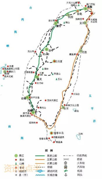 高清版 | 全国34省交通旅游地图来啦（记得收藏）  -图27